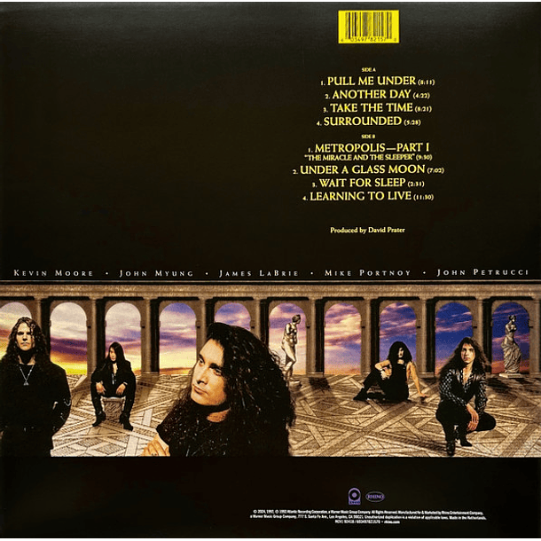 Dream Theater – Images And Words - LP Vinilo - Clear Vinyl - Hecho En The Netherlands - Nuevo Y Sellado 2