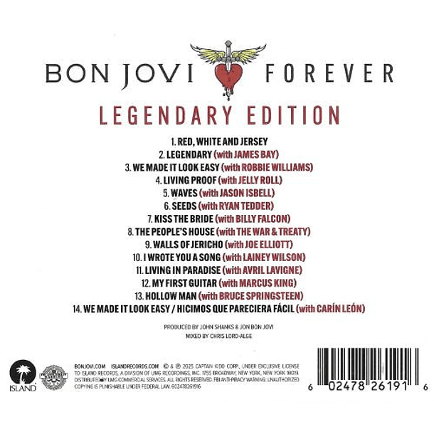 Bon Jovi – Forever: Legendary Edition - CD - Nuevo Y Sellado 2