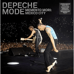 Depeche Mode – Memento Mori: Mexico City - Set 4 LPs Vinilo - Color Aqua Blue - Hecho En Europa - Nuevo Y Sellado