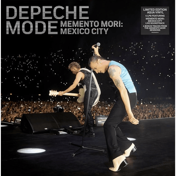 Depeche Mode – Memento Mori: Mexico City - Set 4 LPs Vinilo - Color Aqua Blue - Hecho En Europa - Nuevo Y Sellado 1
