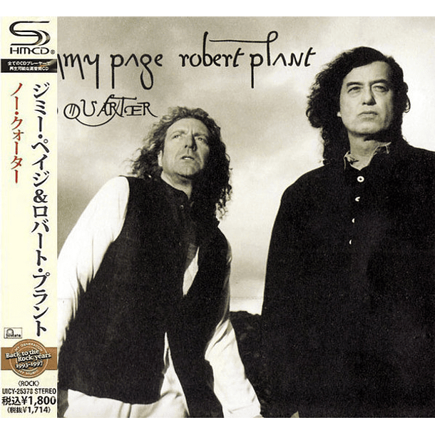 Jimmy Page & Robert Plant – No Quarter - SHM-CD - CD - Hecho En Japón - Nuevo Y Sellado 