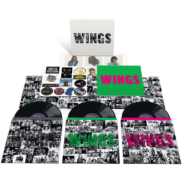 Wings – Wings - Box Set - Cofre - 3 LPs Vinilo - Hecho En Alemania - Nuevo Y Sellado 