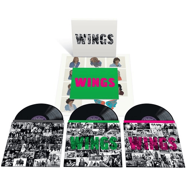 Wings – Wings - 3 LPs Vinilo - Deluxe Edition - Remasterizado - Hecho En Alemania - Nuevo Y Sellado 