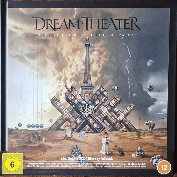 Dream Theater – Quarantième: Live À Paris - Box Set - 3 CDs + 3 Blu Rays - Artbook - Hecho En Europa - Nuevo Y Sellado 1