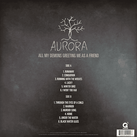 Aurora – All My Demons Greeting Me As A Friend - LP Vinilo - Hecho En U.S.A. - Nuevo Y Sellado