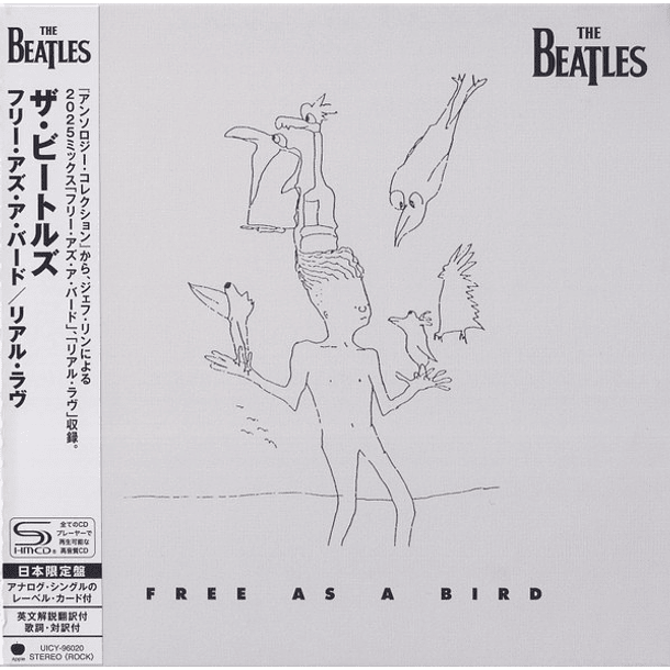 The Beatles – Free As A Bird / Real Love - SHM CD - CD Single - Cardboard Sleeve - Mix by Jeff Lynne - Hecho En Japón - Nuevo Y Sellado 1