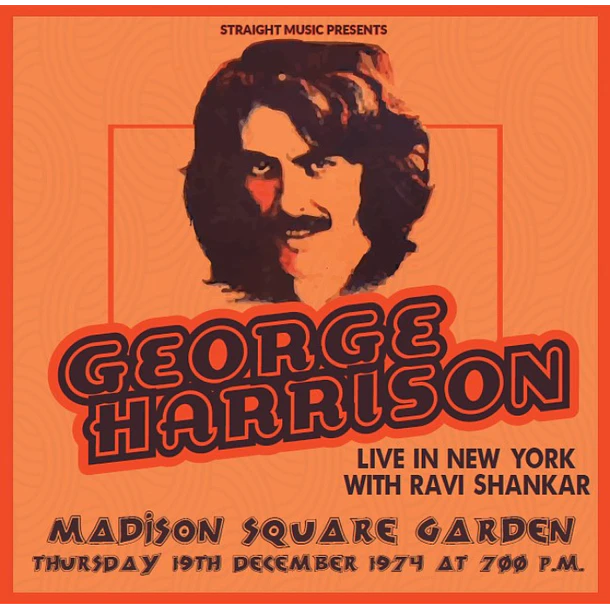 George Harrison – Harrison's On Tour With Ravi Shankar Live in New York - 2 CDs - Bootleg (Silver) - Hecho En Taiwán - Nuevo Y Sellado 