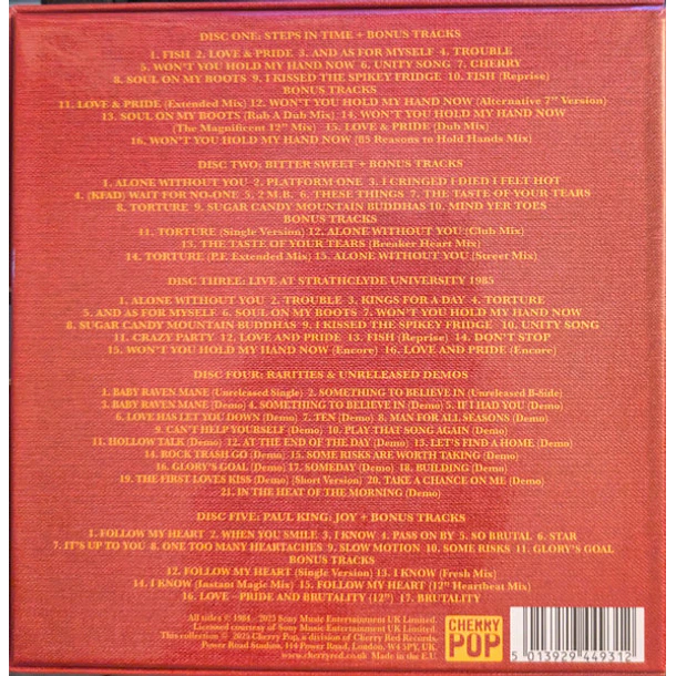 King – Soul On My Boots – The Collection - Set 5 CDs - Cherry Pop Records - Hecho En Europa - Nuevo Y Sellado 2