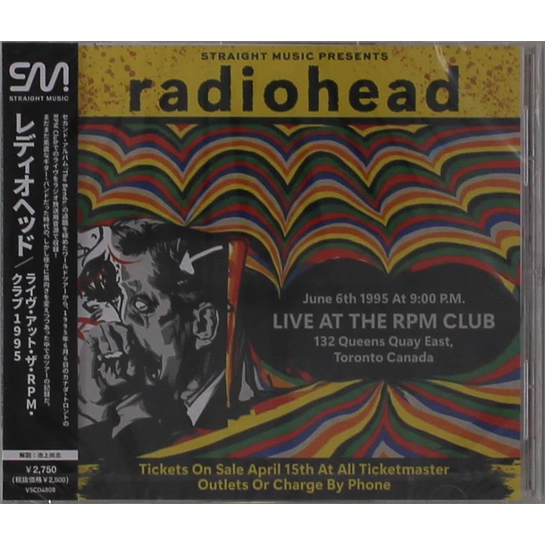 Radiohead - Live At The RPM Club - CD - Nuevo Y Sellado 