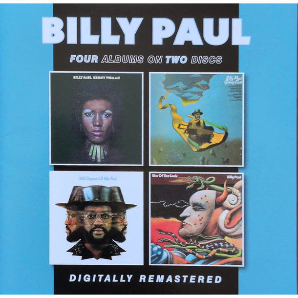 Billy Paul – Ebony Woman / Going East / 360 Degrees of Billy Paul / War of the Gods - 2 CDs - Nuevo Y Sellado 