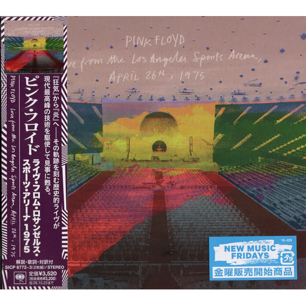 Pink Floyd – Live From The Los Angeles Sports Arena, April 26th , 1975 - 2 CDs - Restaurado y Remasterizado Por Steven Wilson - Hecho En Japón - Nuevo Y Sellado 1