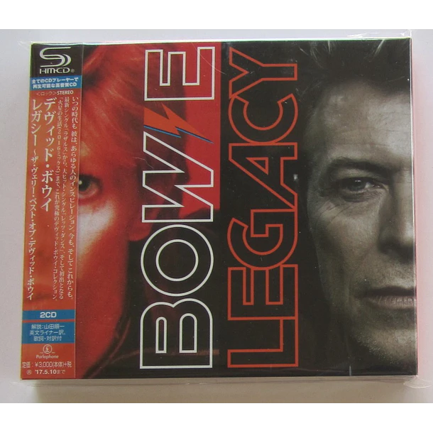 David Bowie – Legacy - SHM CD - 2 CDs - Hecho En Japón - Nuevo Y Sellado 