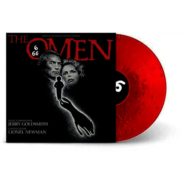 Jerry Goldsmith, Conducted By Lionel Newman – The Omen (Original Motion Picture Soundtrack) - LP Vinilo - Blood Red With Black Splatter - Hecho En Francia - Nuevo Y Sellado 