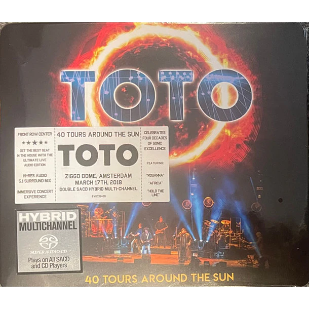 Toto – 40 Tours Around The Sun - SACD Super Audio CD Doble - Nuevo Y Sellado 1