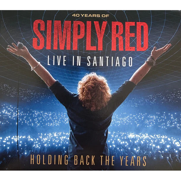 Simply Red – Holding Back The Years - 40 Years Of Simply Red (Live In Santiago) - 2 CDs - Hecho En The Netherlands - Nuevo Y Sellado 1