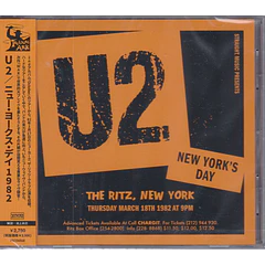 U2 – New York's Day 1982 - CD - Bootleg (Silver) - Hecho En Taiwán - Nuevo Y Sellado