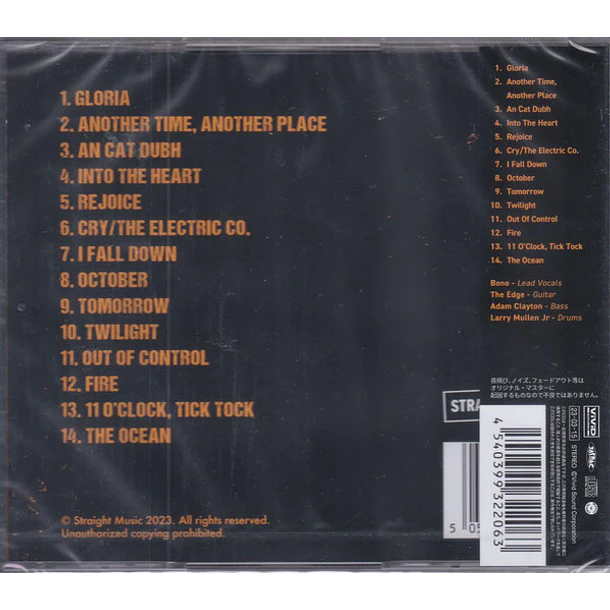 U2 – New York's Day 1982 - CD - Bootleg (Silver) - Hecho En Taiwán - Nuevo Y Sellado 2