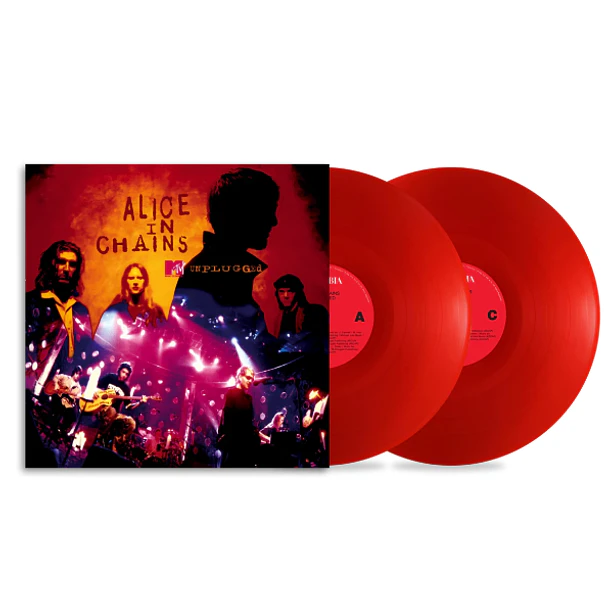 Alice In Chains – MTV Unplugged - 2 LPs Vinilo - Red Ruby (Rojo) - 30th Anniversary - Nuevo Y Sellado 
