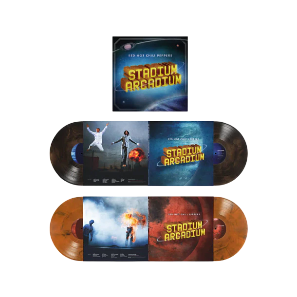 Red Hot Chili Peppers – Stadium Arcadium - Box Set - 4 LPs - Brown Smoke/Orange Smoke - Limited Edition - 20th Anniversary Edition - Hecho En Canadá - Nuevo Y Sellado 