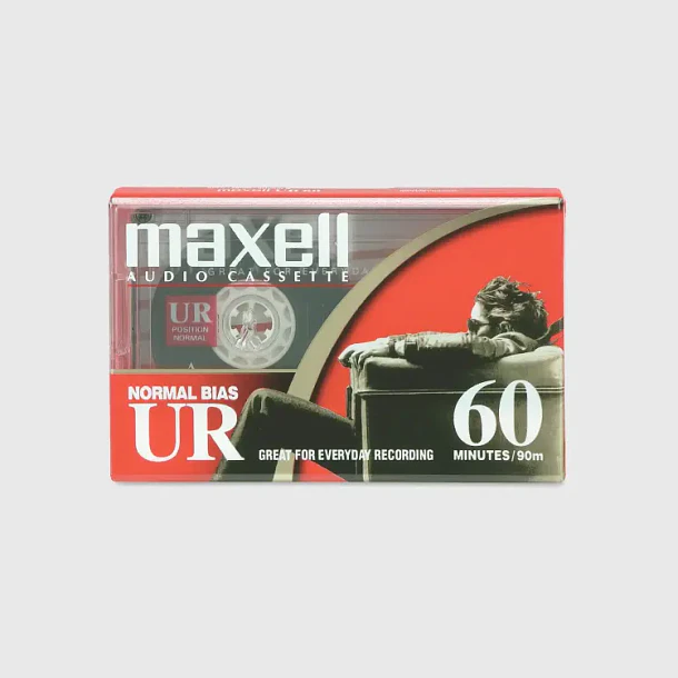 Cassette Virgen Maxell - UR 60 - 60 Minutos - Nuevo Y Sellado 