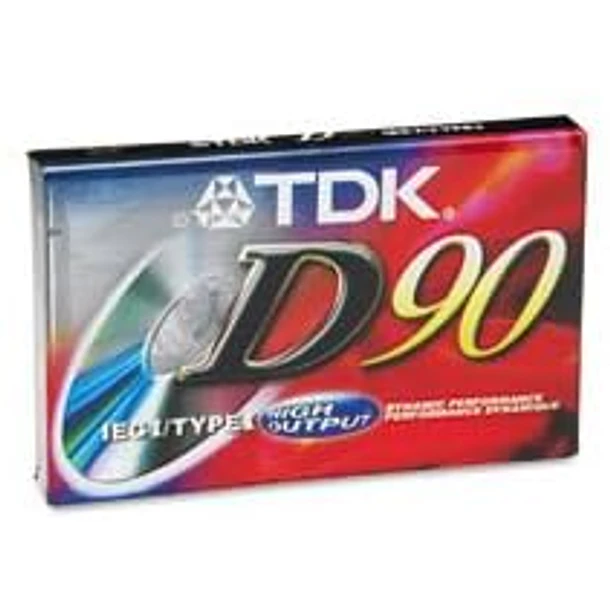 Cassette Virgen TDK - D90 - 90 Minutos Nuevo Y Sellado 