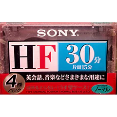 Cassette Virgen - Sony HF - 30 Minutos - Nuevo Y Sellado