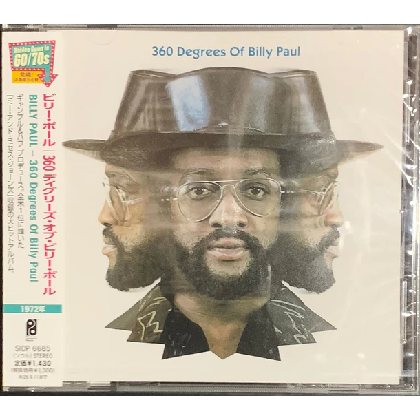 Billy Paul – 360 Degrees Of Billy Paul - CD - Bonus Tracks - Hecho En Japón - Nuevo Y Sellado 