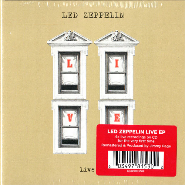 Led Zeppelin – Live EP - CD Single - Hecho En Alemania - Nuevo Y Sellado  1