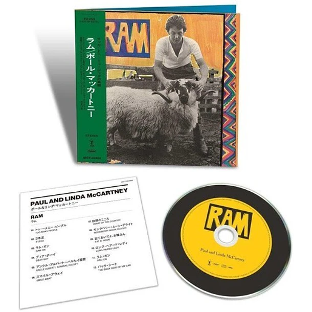 Paul And Linda McCartney – RAM - SHM CD - CD  Mini LP - Hecho En Japón - Nuevo Y Sellado 