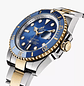 SUBMARINER DATE golden blue bicolor - Miniatura 14