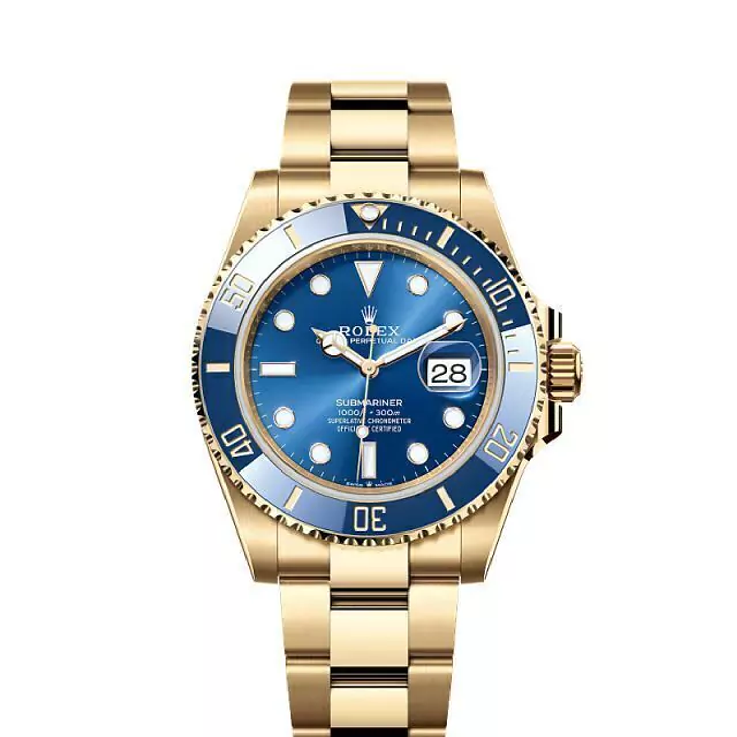 Submariner Date golden blue 1