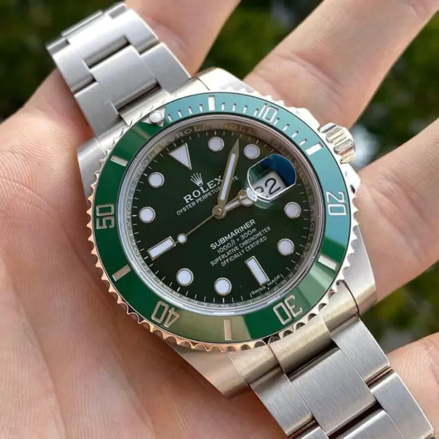 Submariner Date green 10