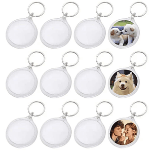 LLavero porta foto Circulo