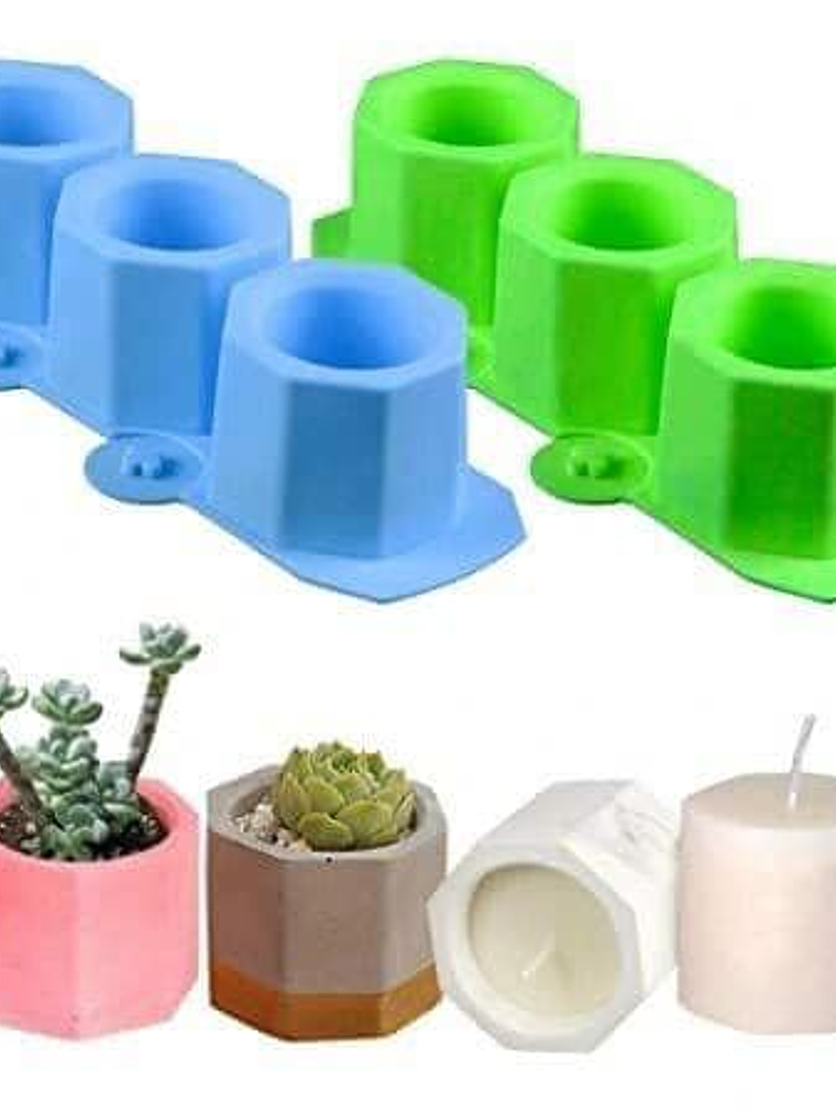 molde macetero silicona 1
