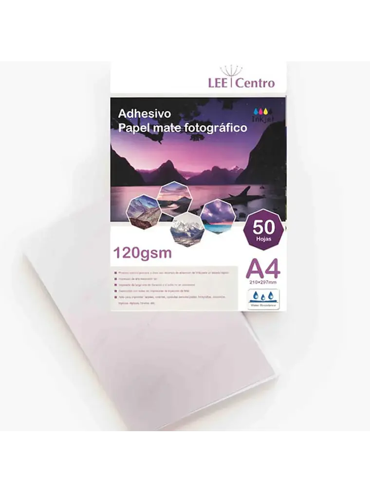 papel fotográfico Adhesivo matte  1