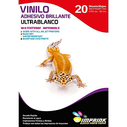 vinilo adhesivo ultra blanco 