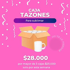 caja tazones