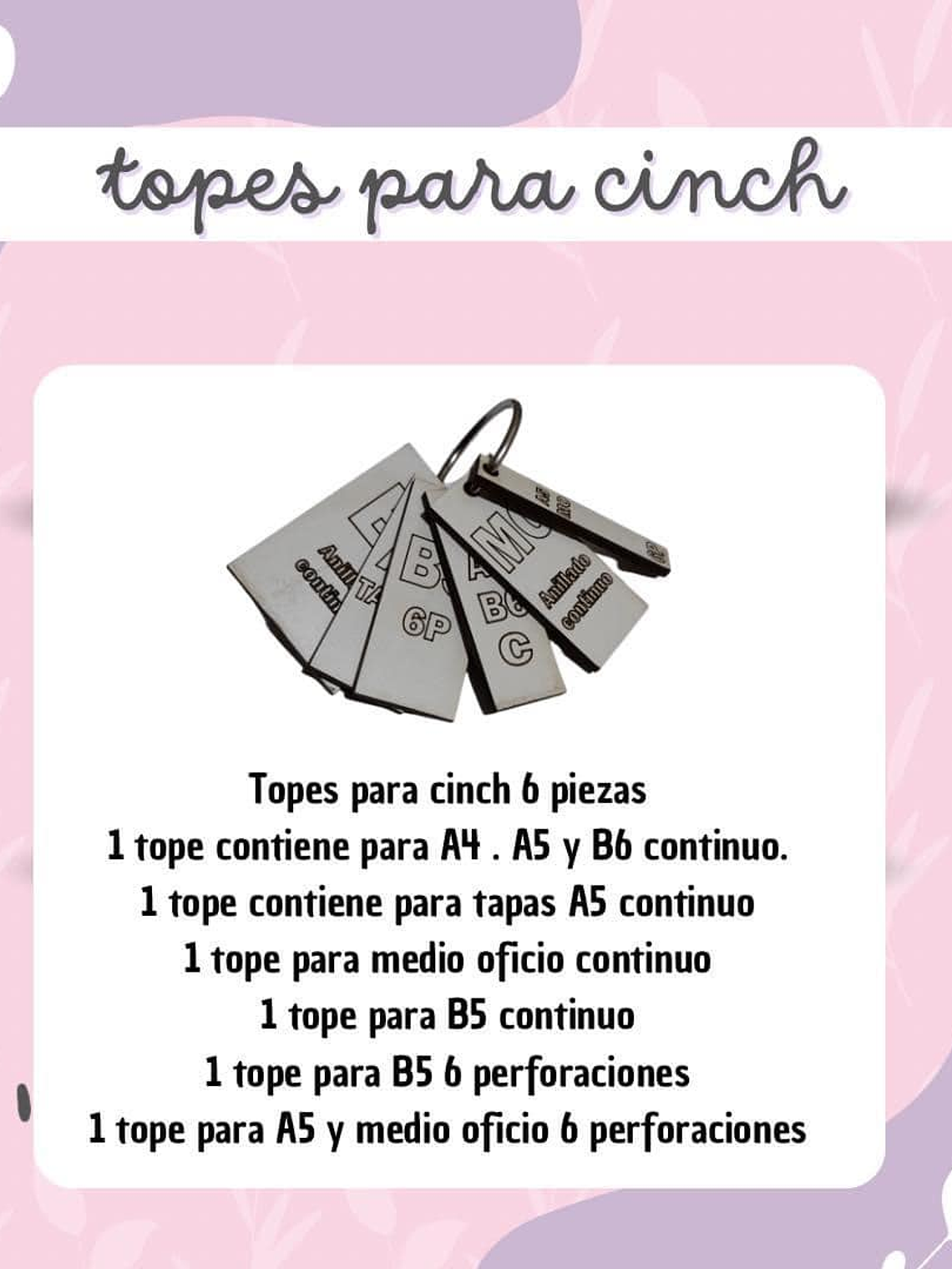 topes para cinch  1