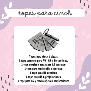 topes para cinch 