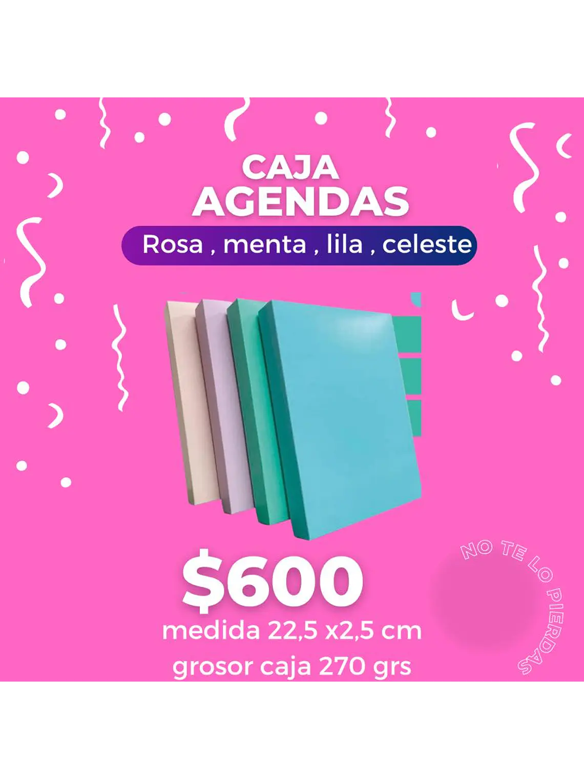 caja para agendas  1