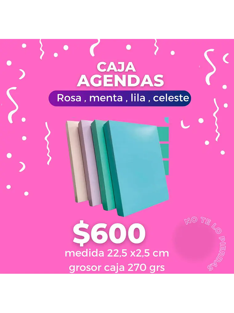 caja para agendas  1