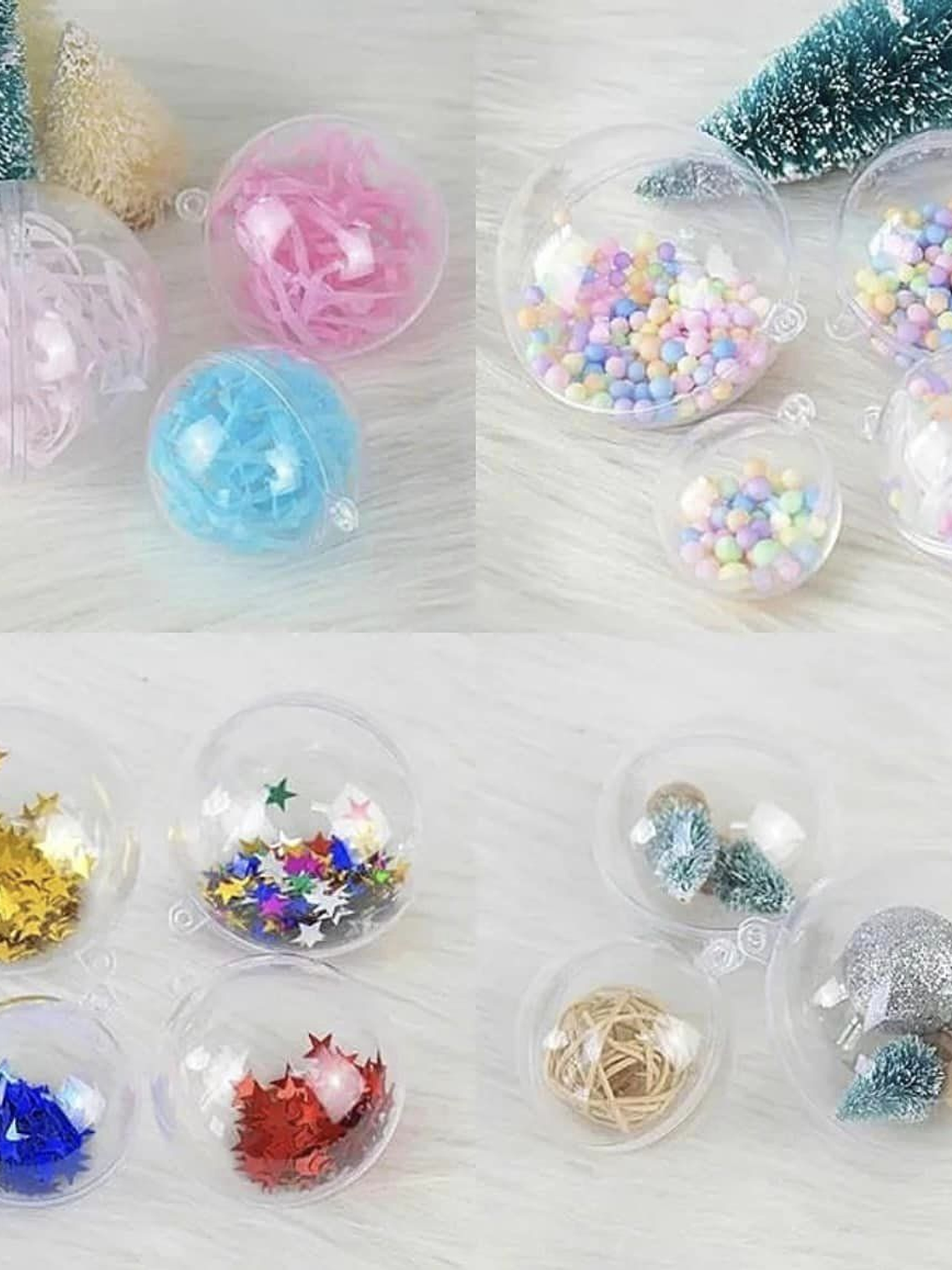 Esferas acrilicas 8 cm 3