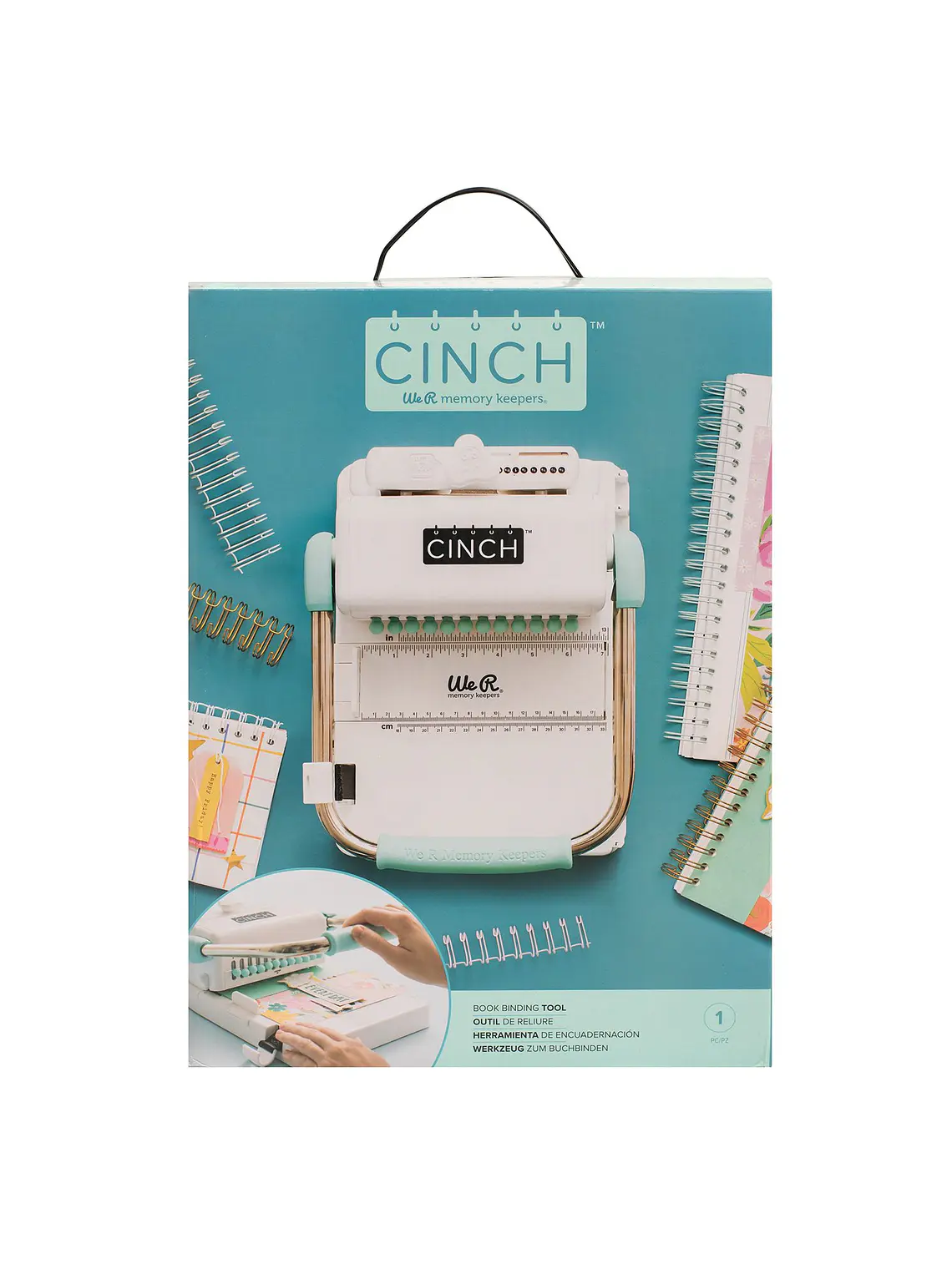 Encuadernadora The cinch redonda + insumos 1