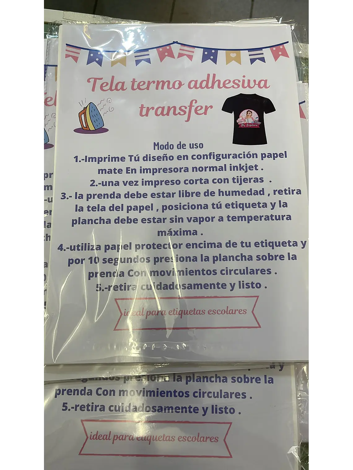 Transfer telas oscuras 1