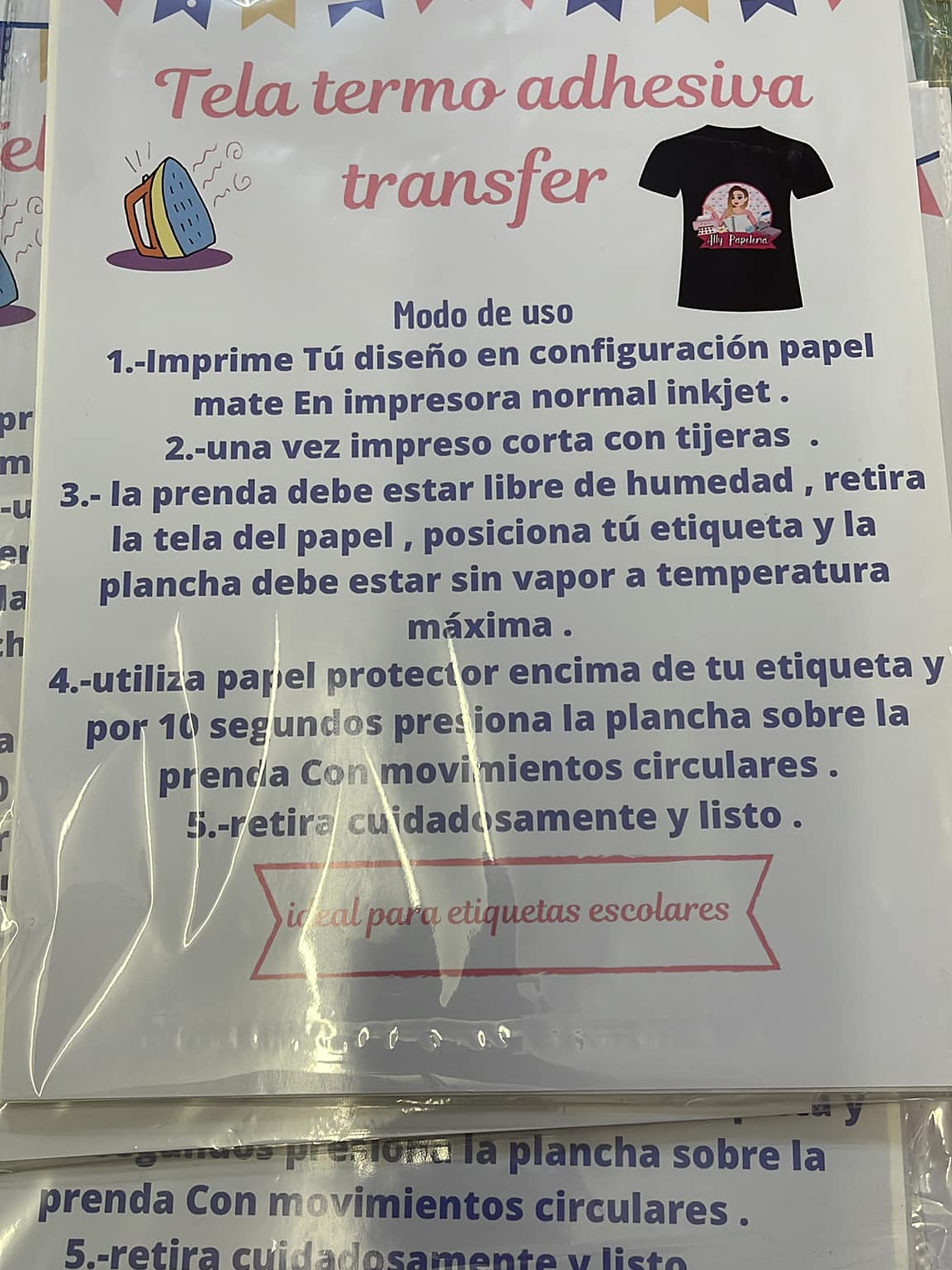 Transfer telas oscuras 1