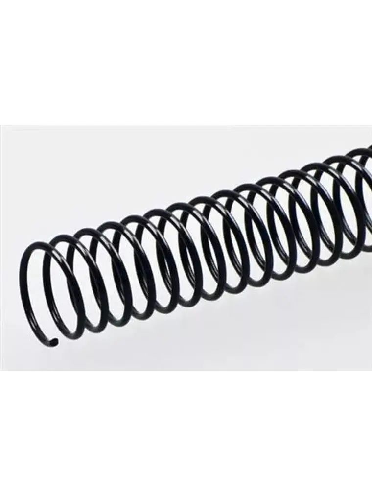 Espiral plastico Negro 1