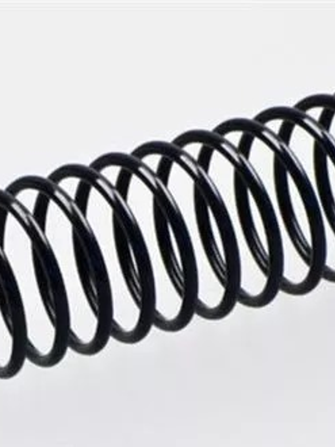 Espiral plastico Negro 1