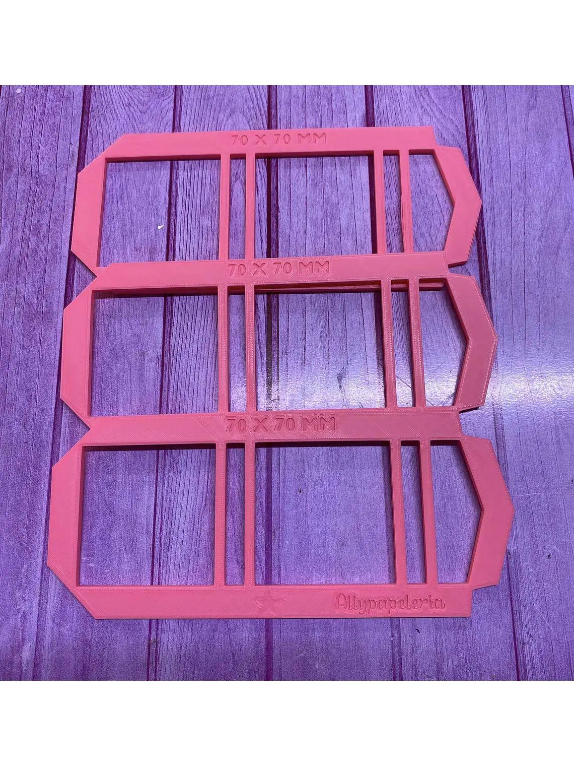molde pos it con solapa 7x7 cm 1