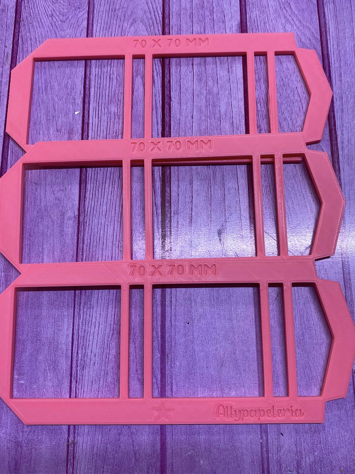 molde pos it con solapa 7x7 cm 1