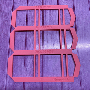 molde pos it con solapa 7x7 cm